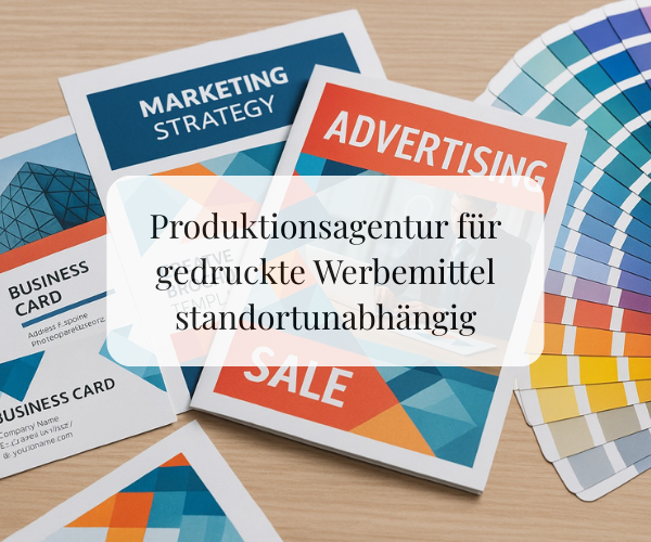 Produktionsagentur für gedruckte Werbemittel